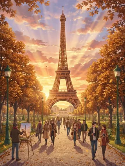 French - Eiffel Tower